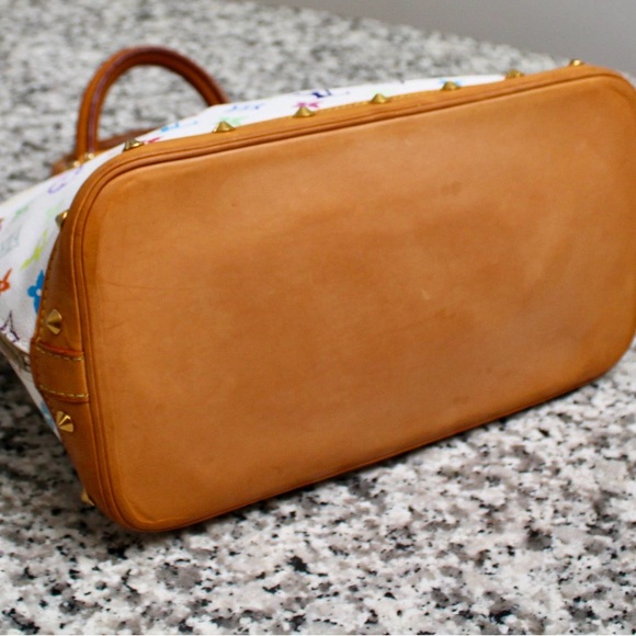 🌈LIMITED EDITION🌈LV Multicolor Alma PM White Monogram Canvas - Picture 6 of 15